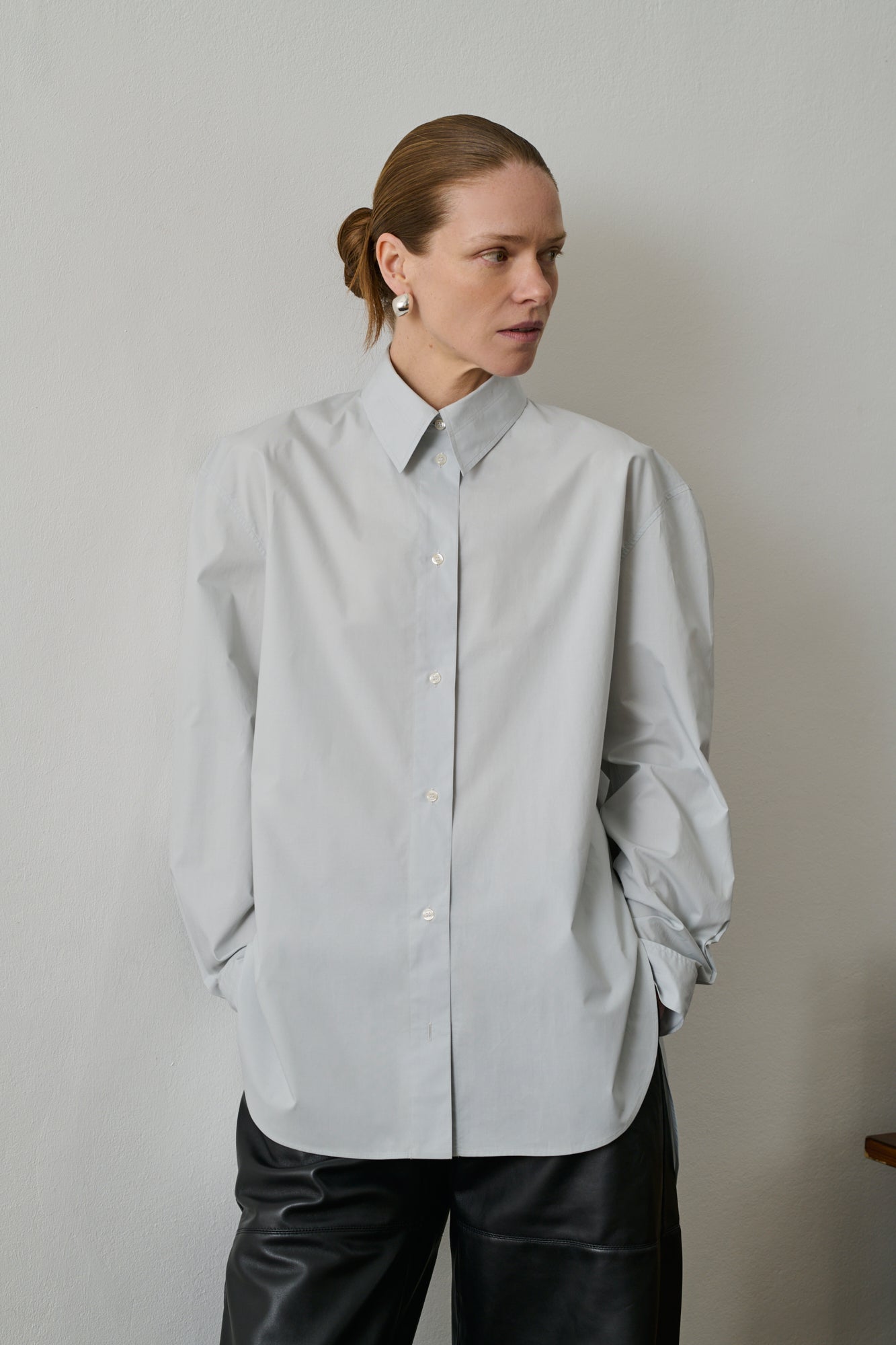 Chemise Grenade - Bleu Ciel - Coton - Femme
