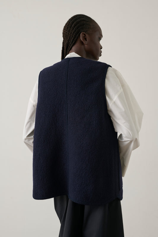 Veste Chicago - Navy - Laine - Femme