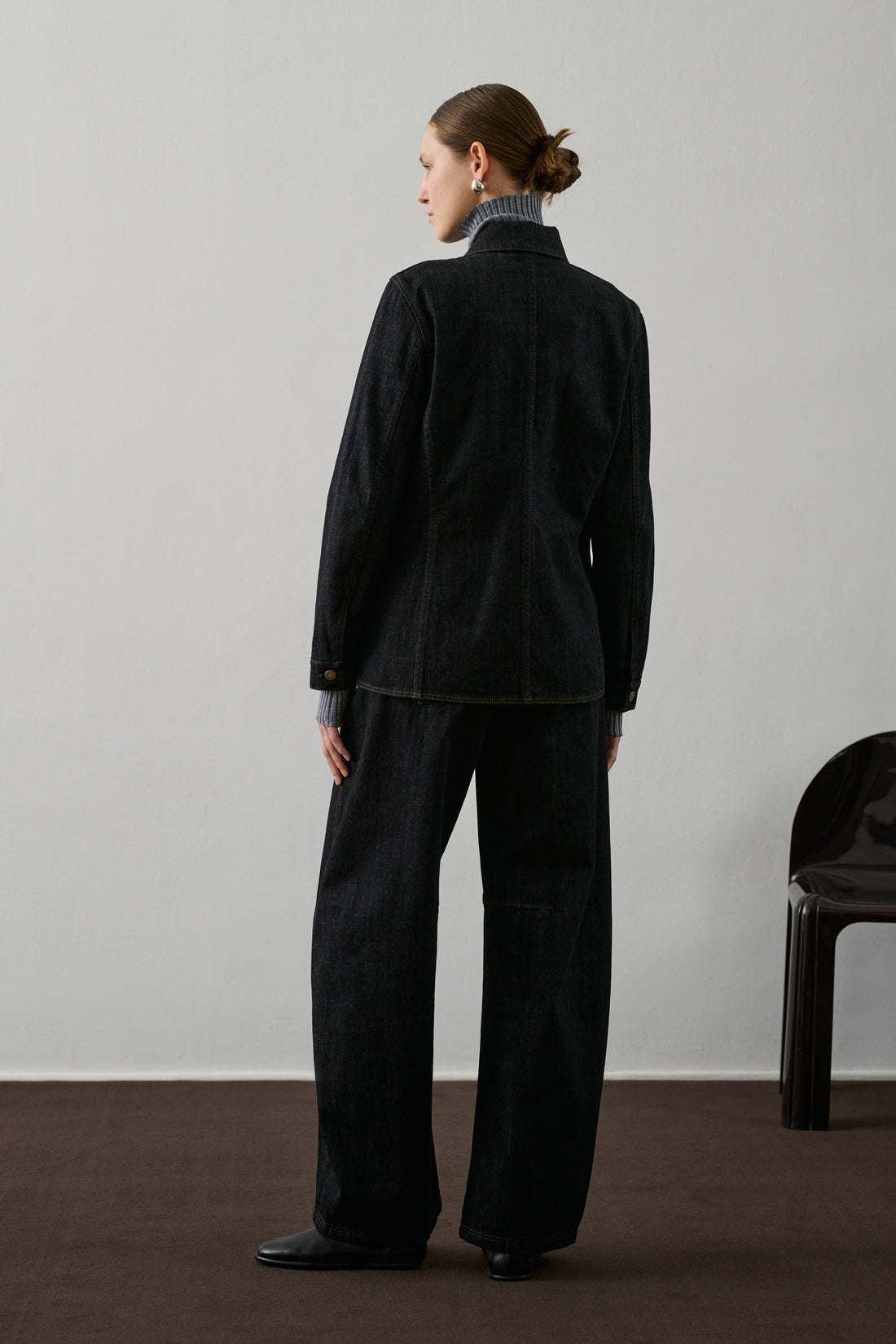 Jean Gaspard - Denim Brut Noir - Coton - Femme
