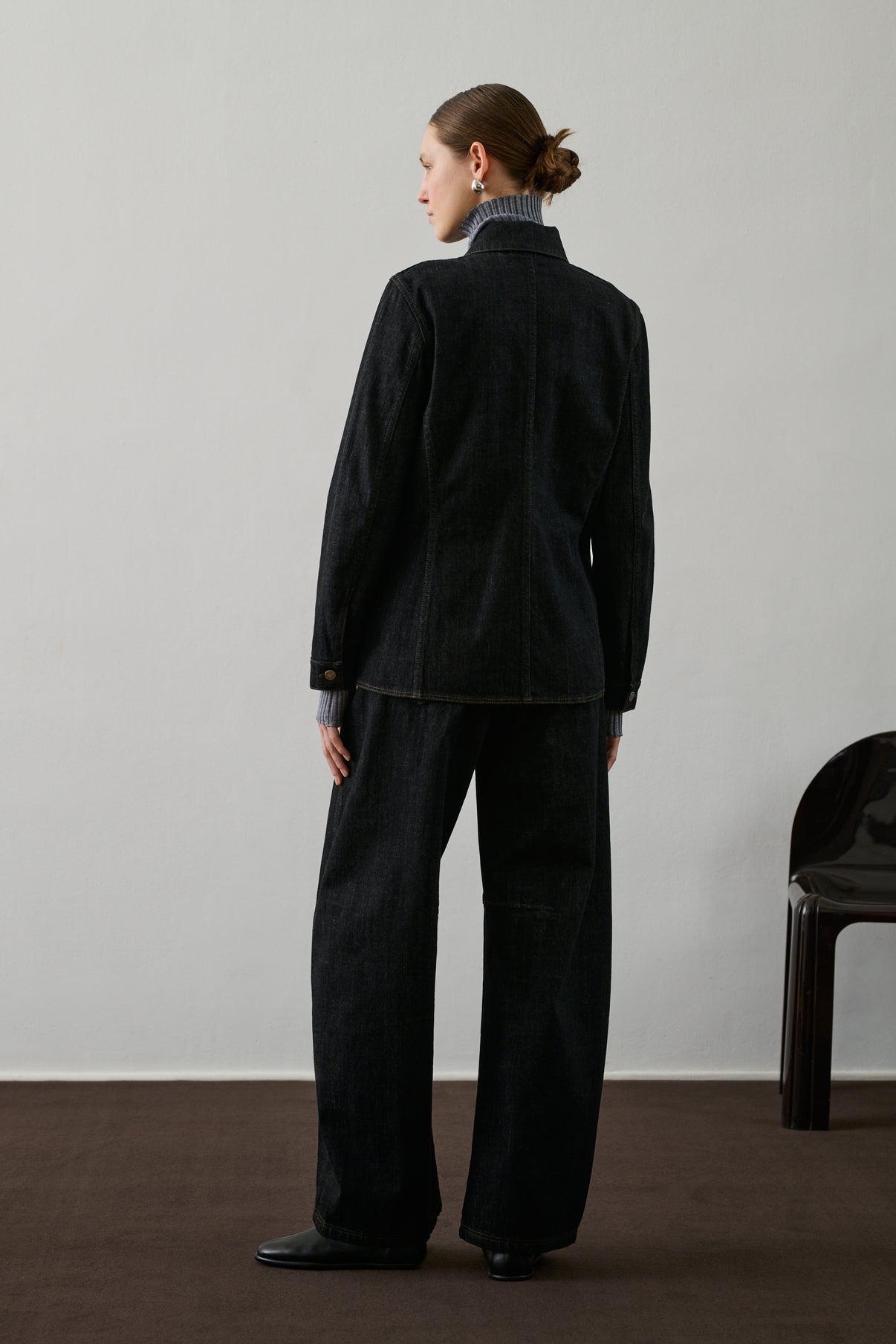 Jean Gaspard - Denim Brut Noir - Coton - Femme vue 3