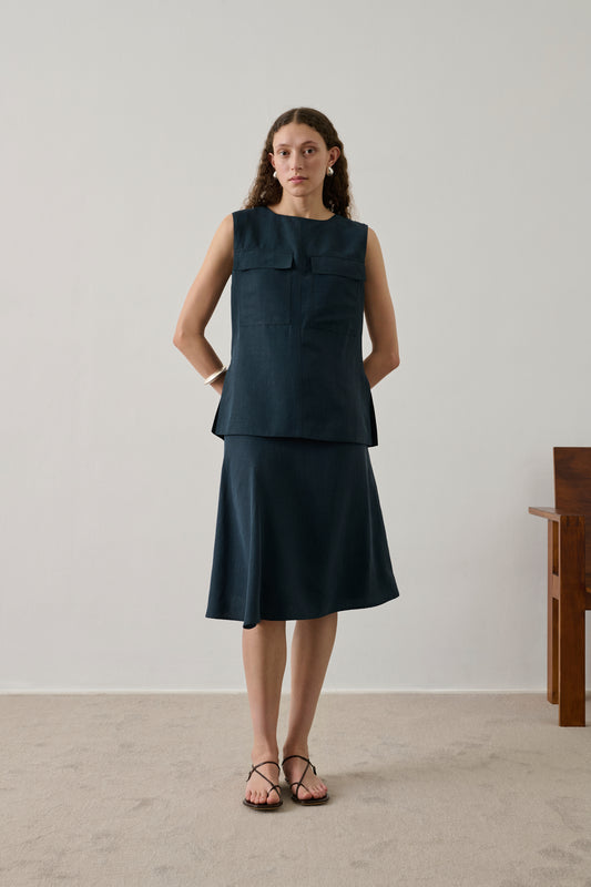 Top Isra - Pétrole - Femme