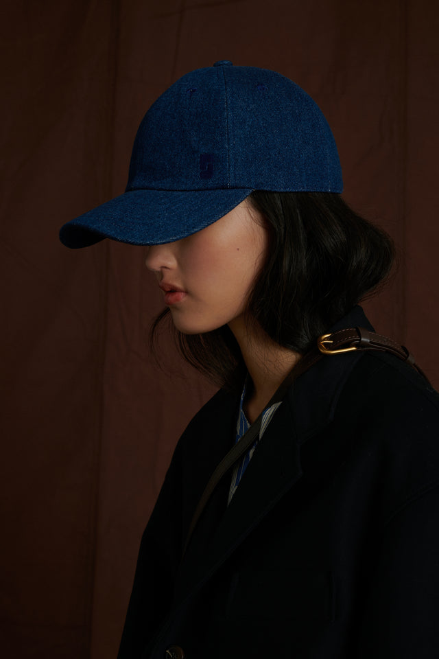 Casquette Serena - Indigo - Coton - Femme