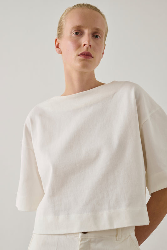 Tee-Shirt Davina - Blanc Cassé - Coton - Femme