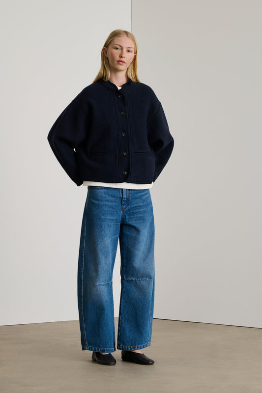 Veste Olympe - Navy - Laine - Femme
