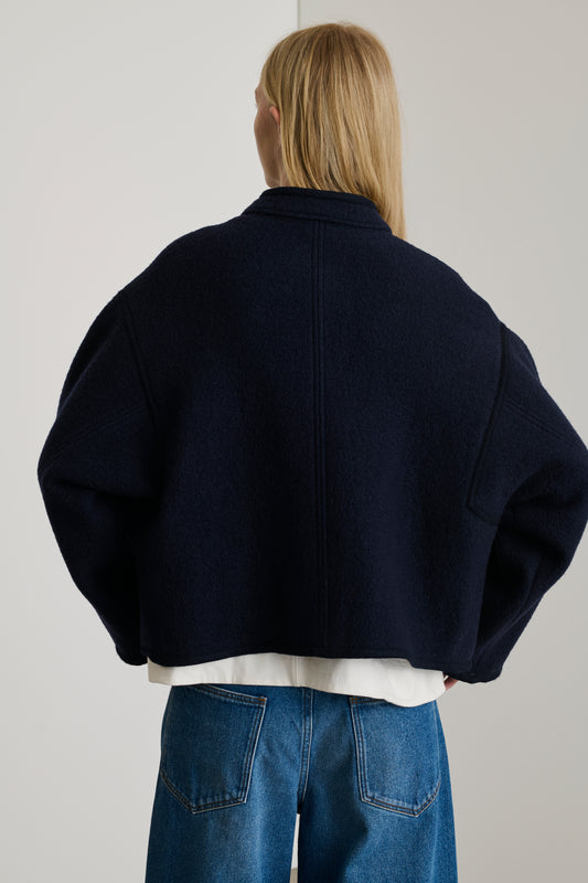 Veste Olympe - Navy - Laine - Femme